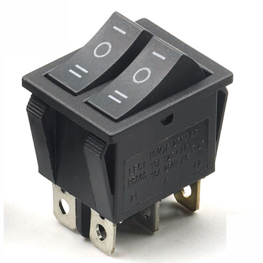 เปิด ปิด เปิด Dpdt Rocker Switch